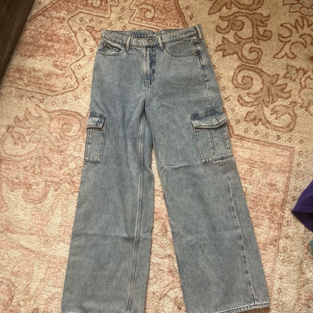 Old Navy Light Blue Flare Jeans